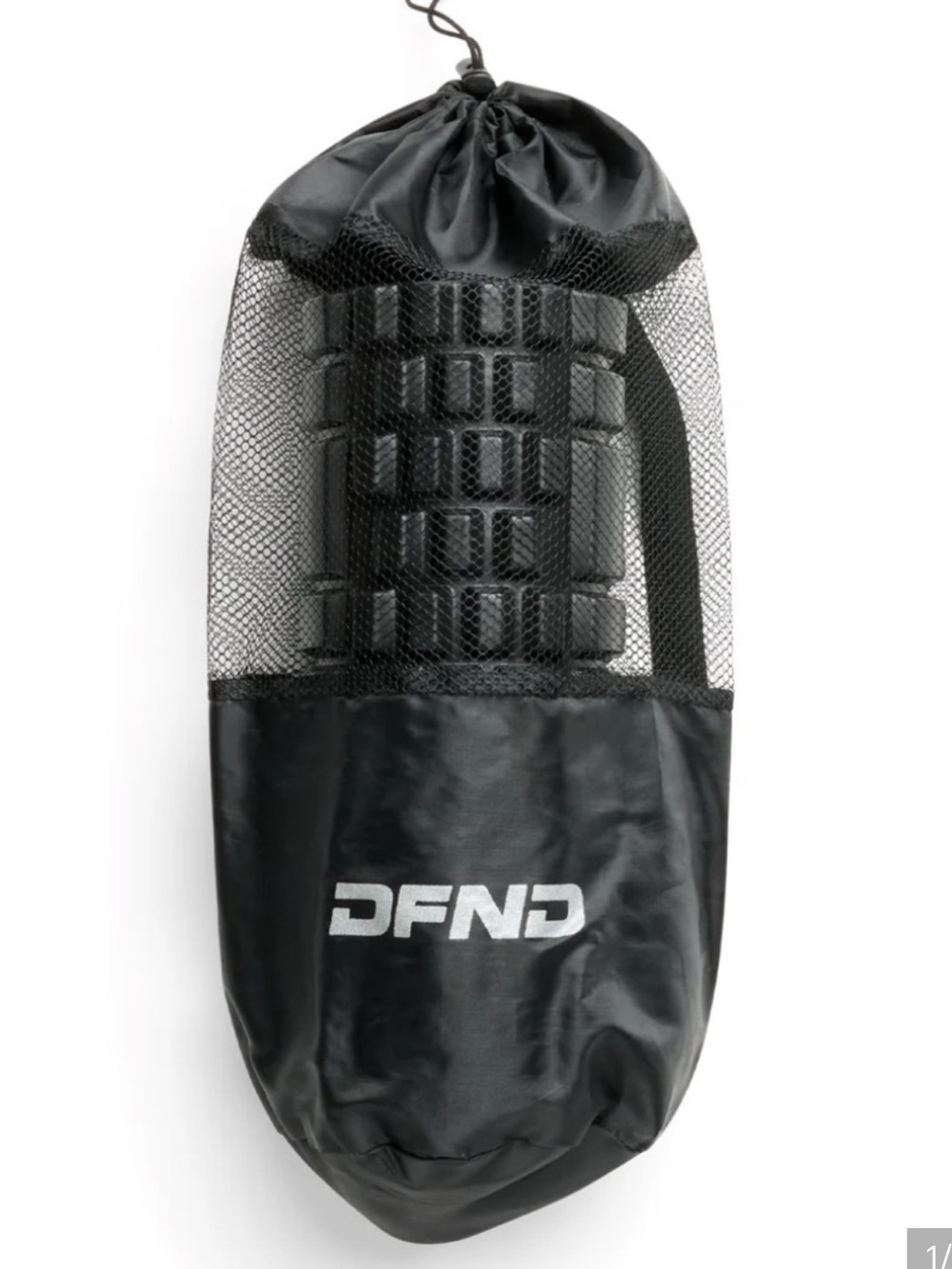 Black 5-in-1 Foam Roller Set with Bagged Carry Case